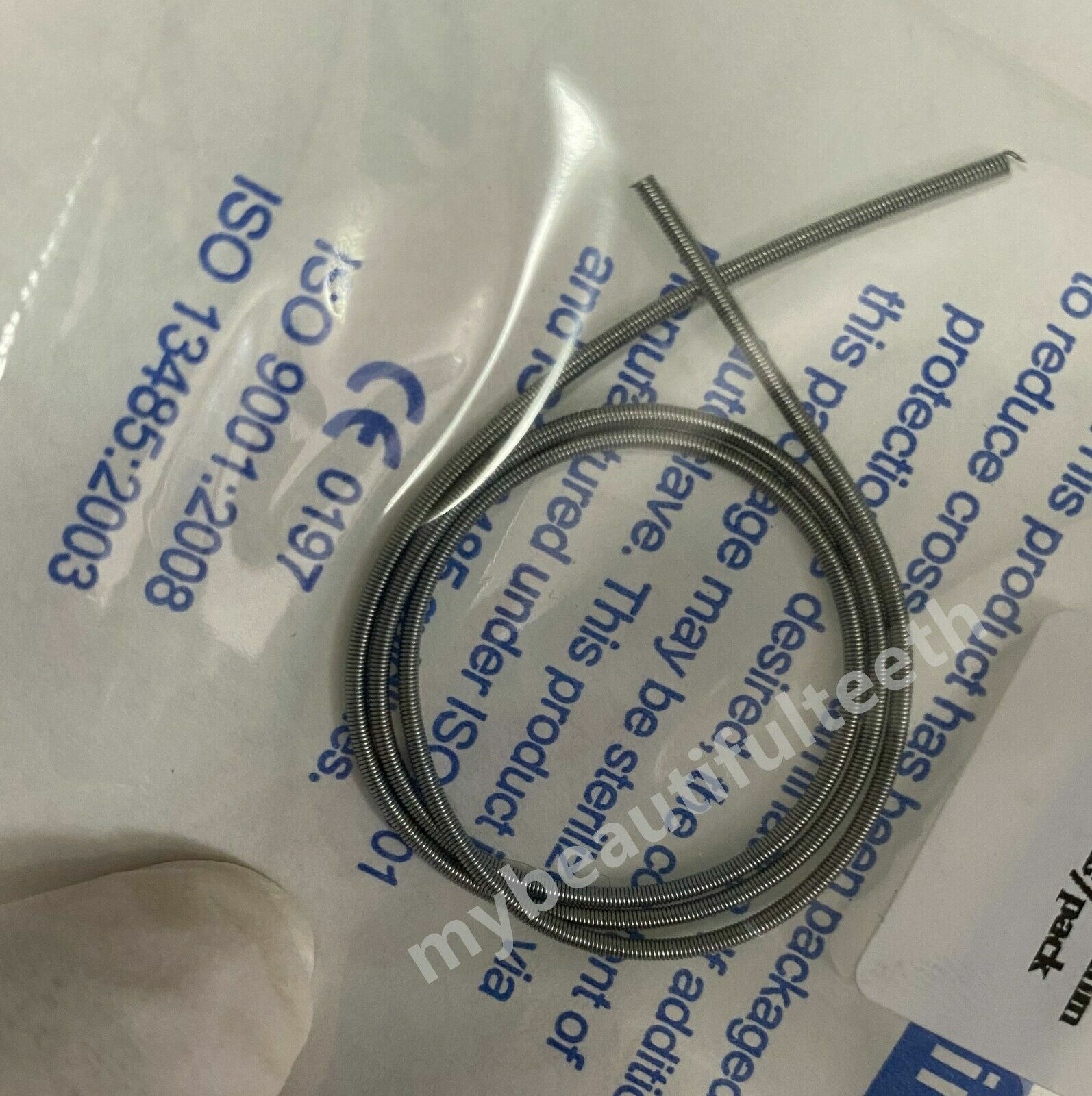 1~100Pack Dental NiTi Close Coil Spring Open 012/010 300mm Archwire Brackets
