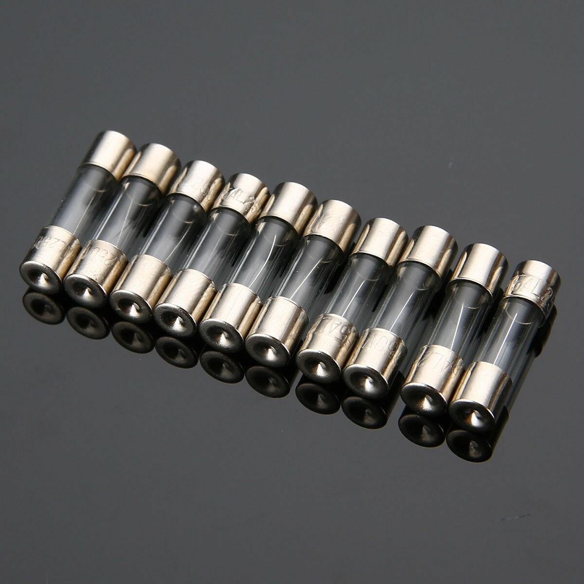 100Pcs 5x20mm Quick Blow Glass Tube Fuse Assorted Kits Fast Action Glass Fuses