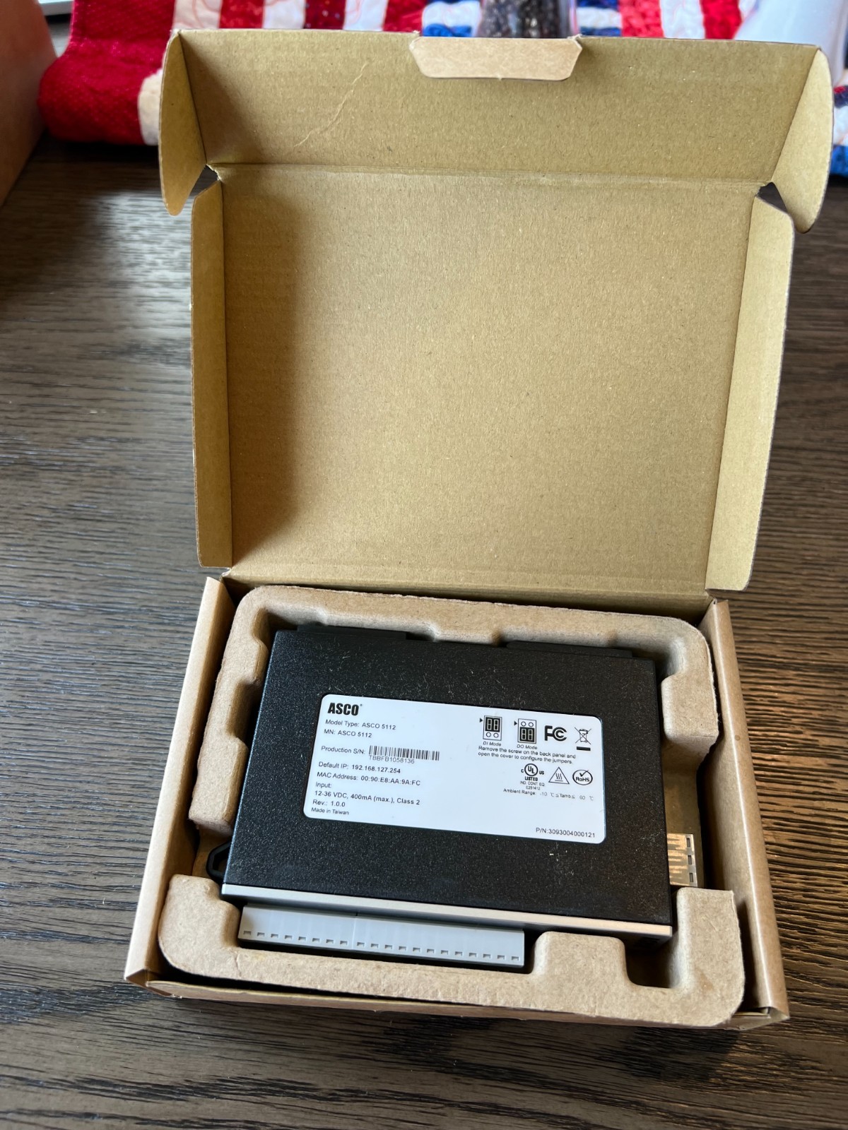ASCO 5112 2 Port Ethernet Module