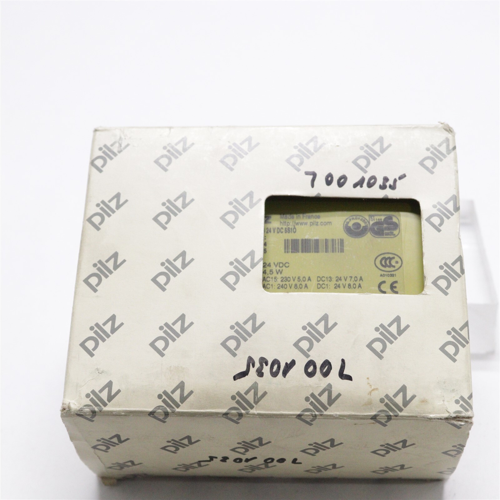 PILZ SAFETY RELAY 474894 PNOZ 3 24VDC 5S1O