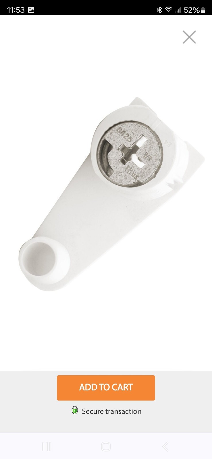 1250 Titus Hettich Furniture Connector Fitting 19mm Threaded Dowel Cam Outrigger