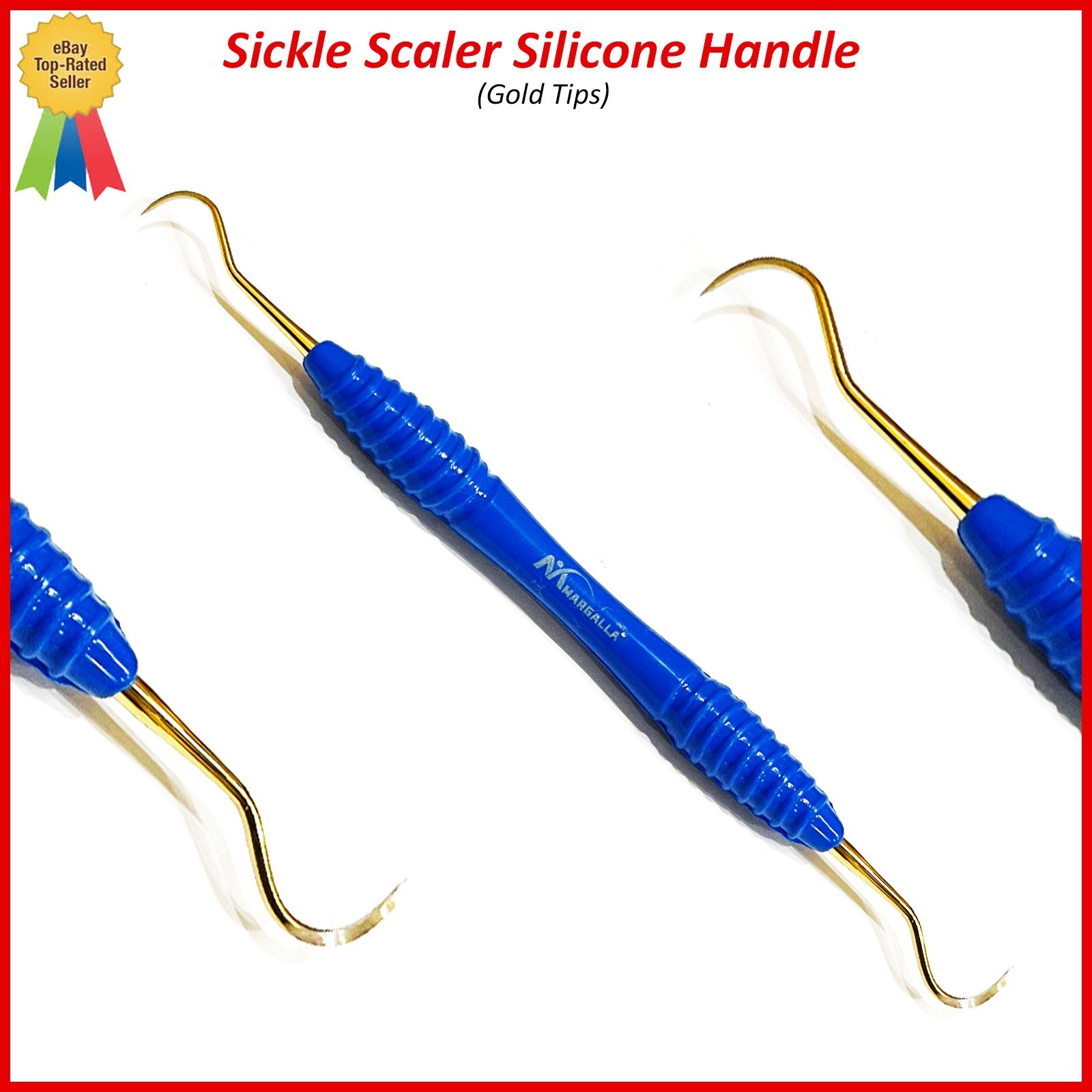 Sickle Scaler H6/H7 Dental Anterior Posterior Periodontal Silicone Handle