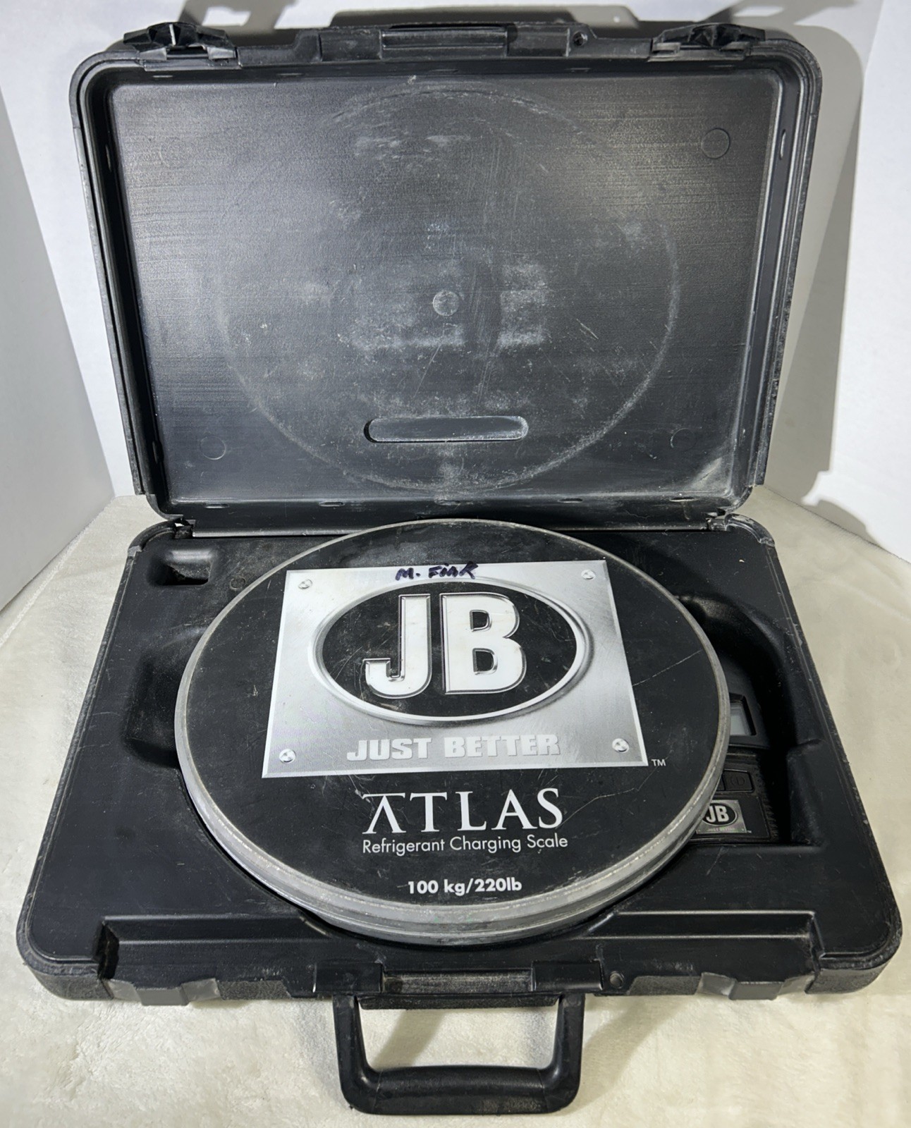 JB Industries Just Better Refrigerant Charging Scale 100kg 220lb Tested W/ Case