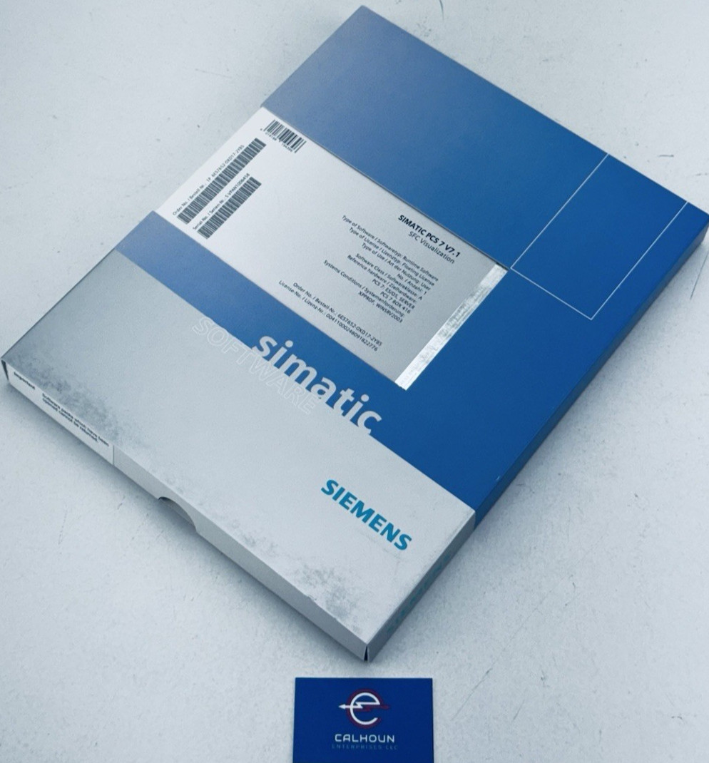 NOB! Siemens 6ES7652-0XD17-2YB5 SIMATIC PCS 7 V7.1 SFC Visualization *WARRANTY*