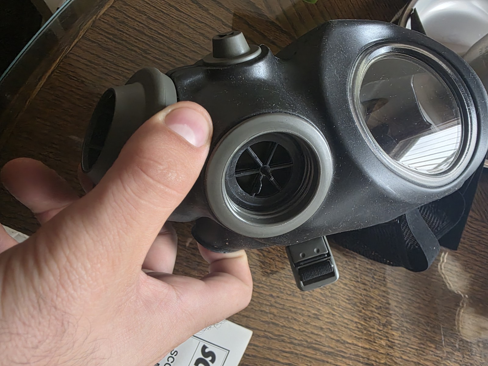 2x Large Scott M95 Full Face Gas Mask Respirators.