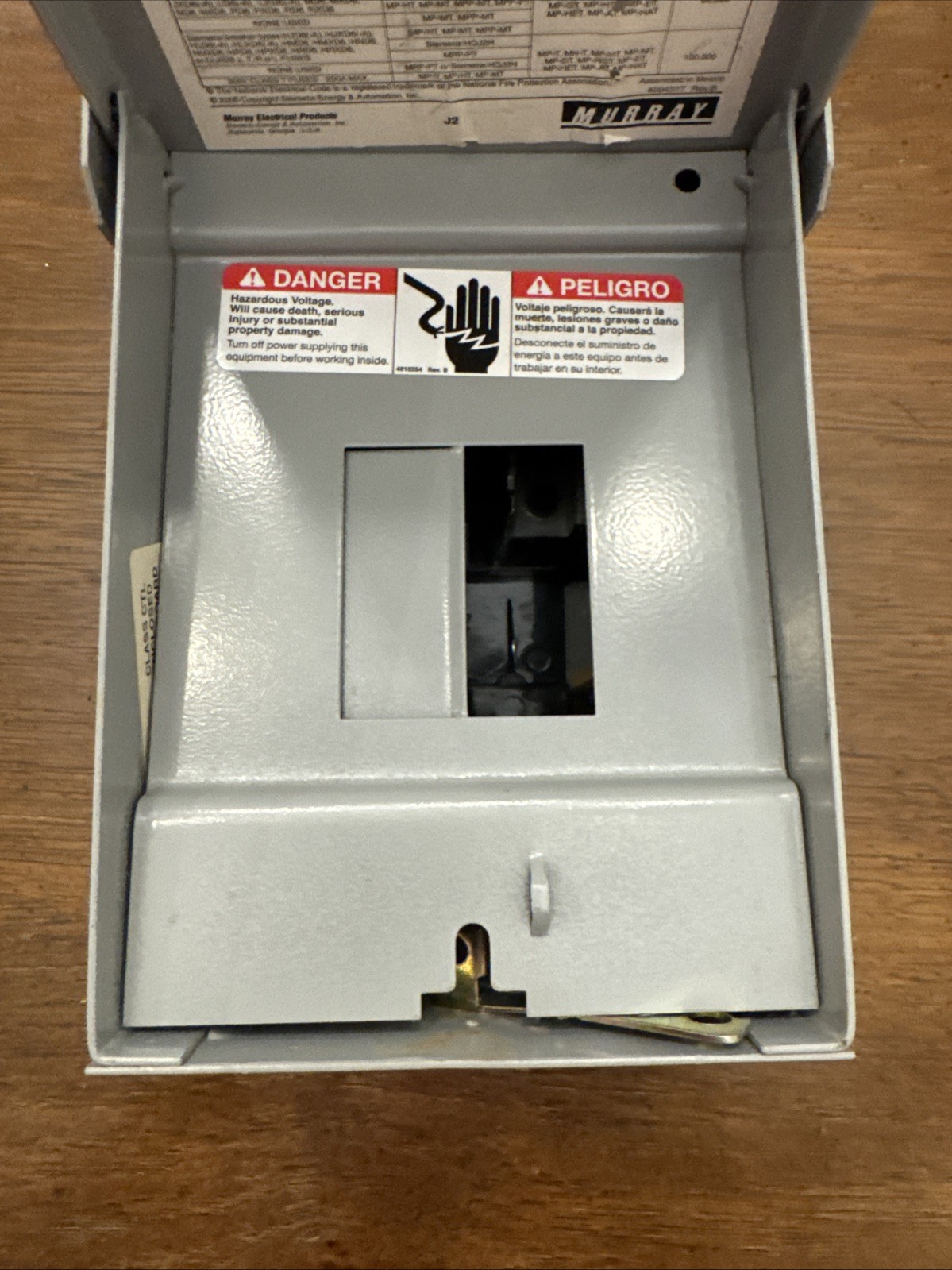 MURRAY LW002GR Circuit Breaker enclosure, 60 Amp, 120/240 Volt