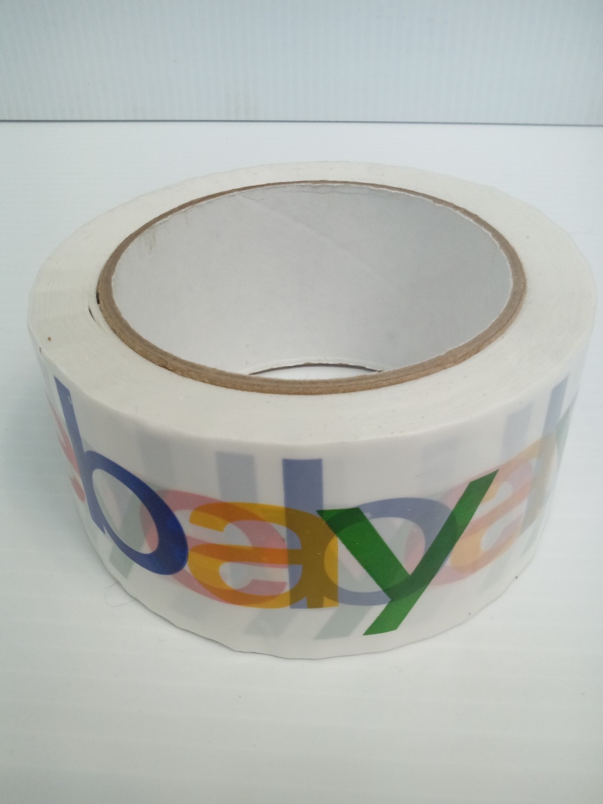 EBAY Packaging Tape 2 Rolls 2″ x 75 Yards each FREE SHIPPING Multi colored logo