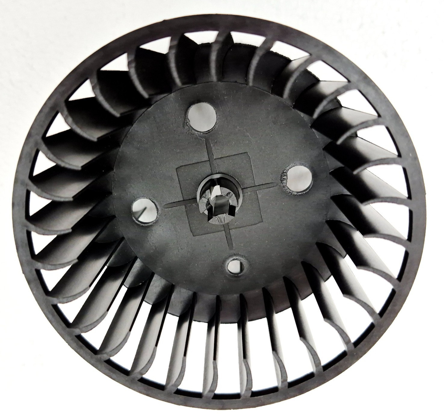 Plastic Blower Fan Wheel 28 Blade 3 7/16″ x 4 1/8″ Bore .312″