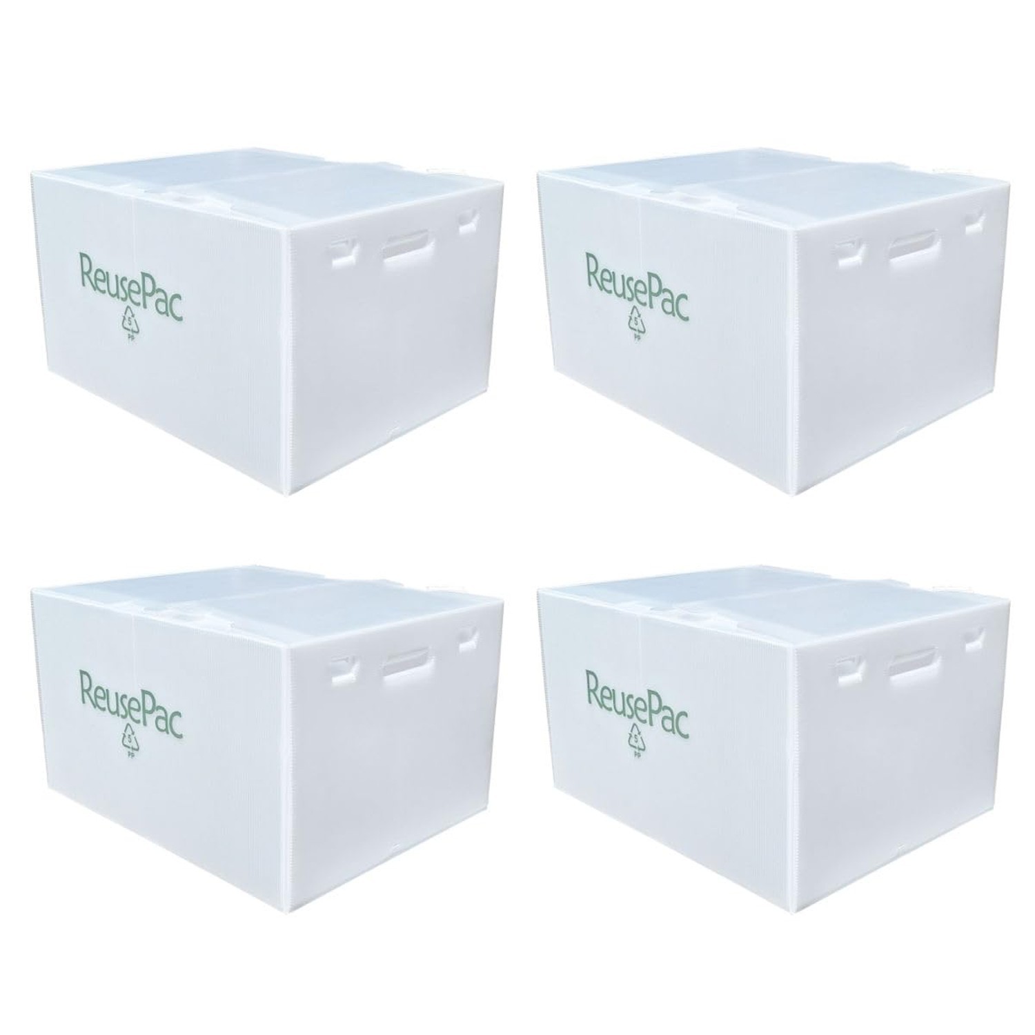 Reusable Foldable Box Corrugated PP Lightweight, Storage Moving Mailing, Heav…