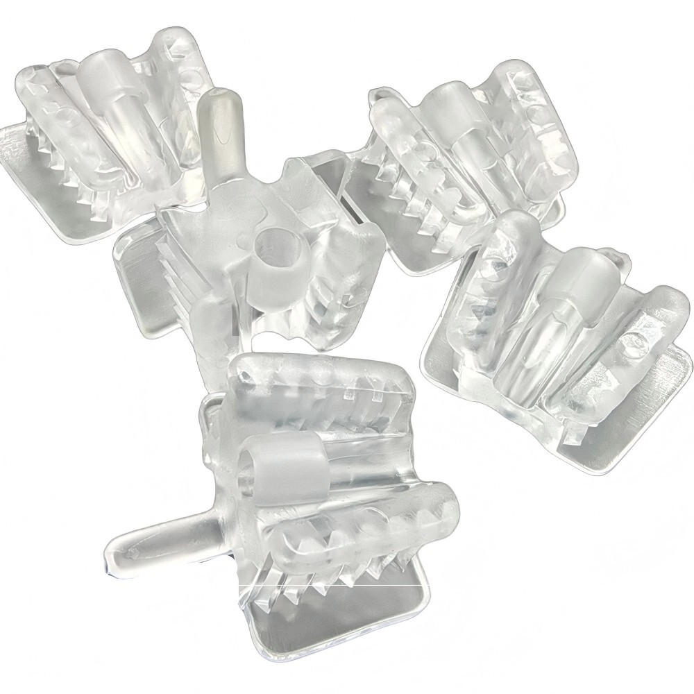 Dental Autoclaveable Silicone Rubber Mouth Props Bite Blocks Retractor Opener