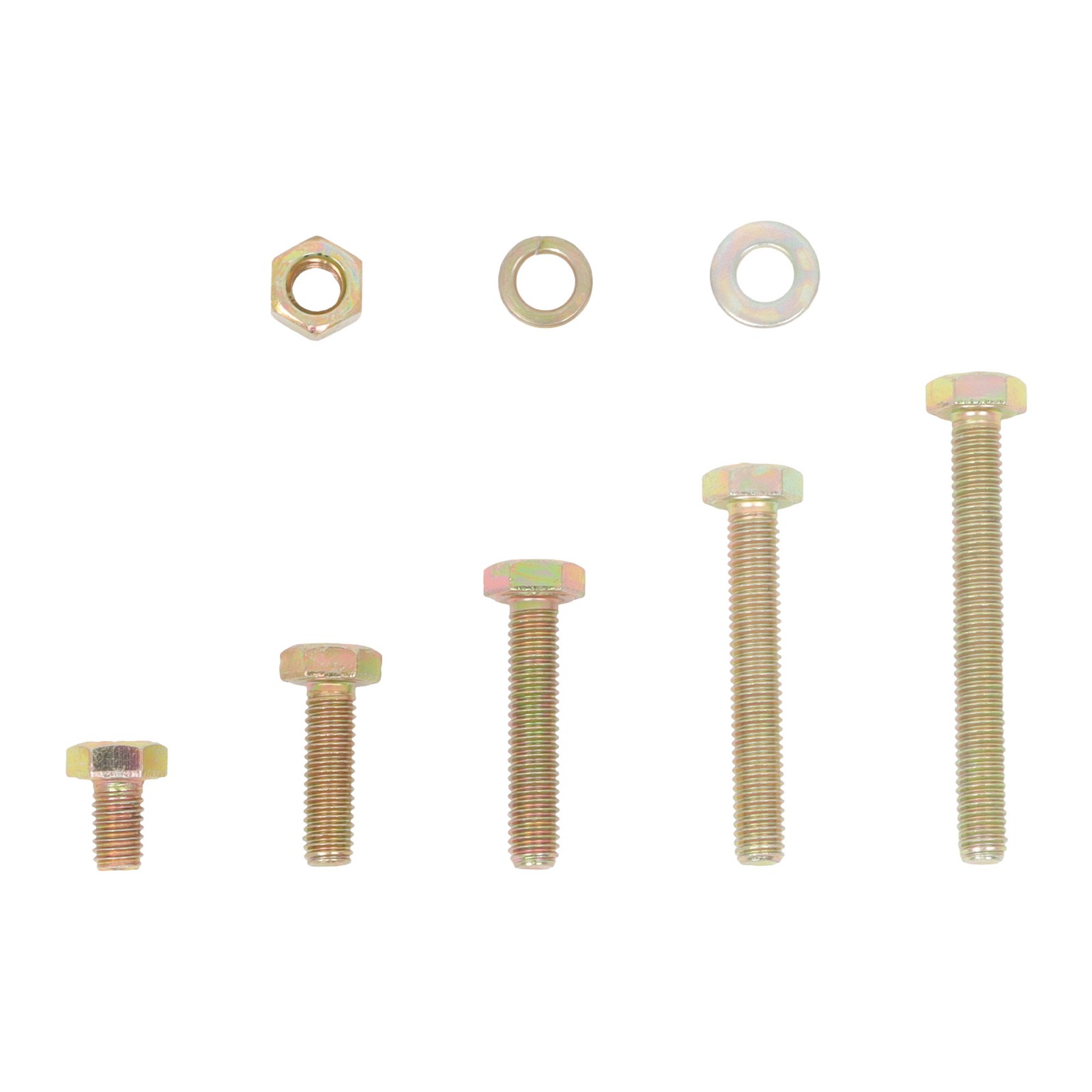 1600PCS M4 M5 M6 GRADE 8.8 BOLTS AND NUTS FLAT & LOCK WASHERS ASSORTMENT KIT