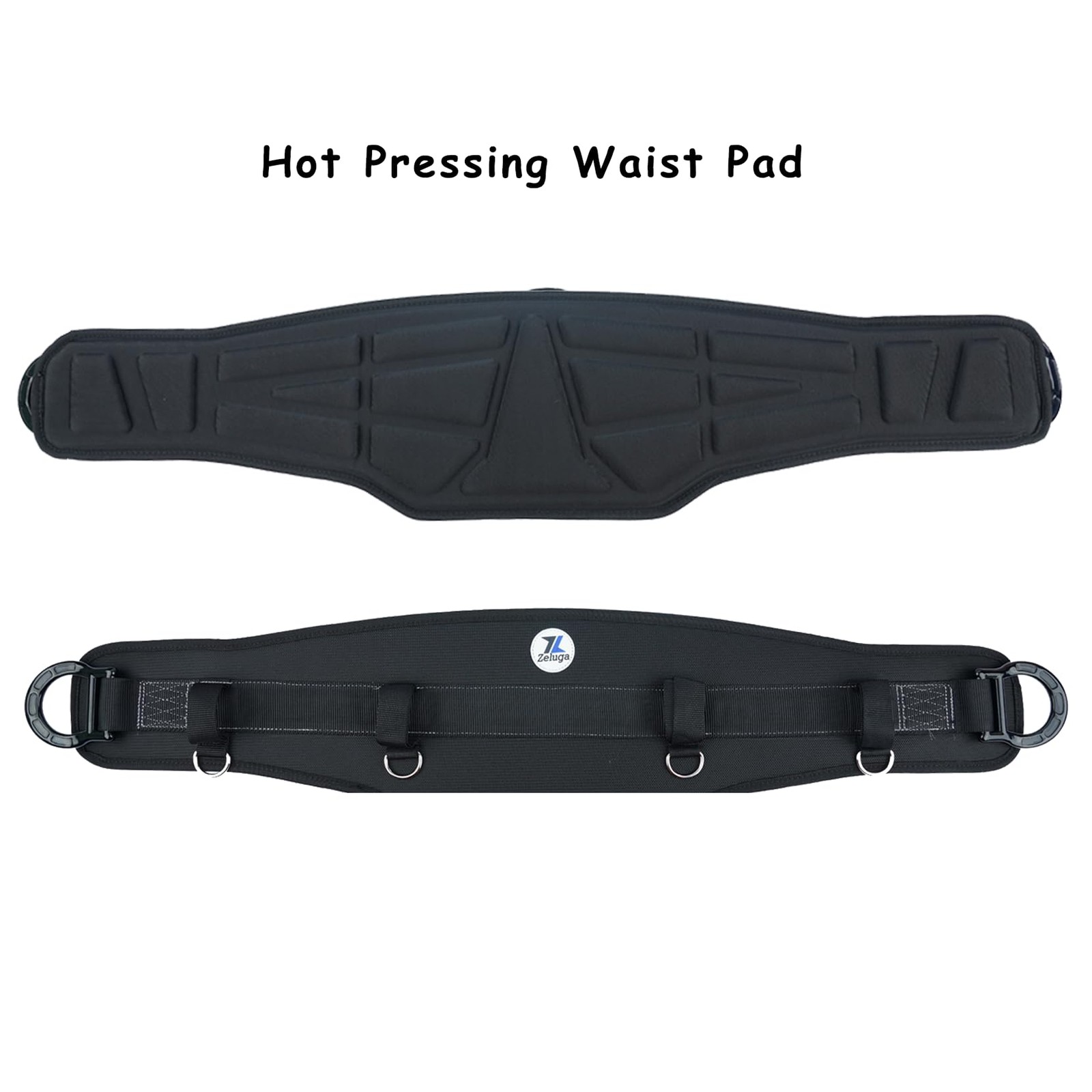 Heavy Duty Polyester Work Body Belt Black Tool Support Strap Secure Fastener