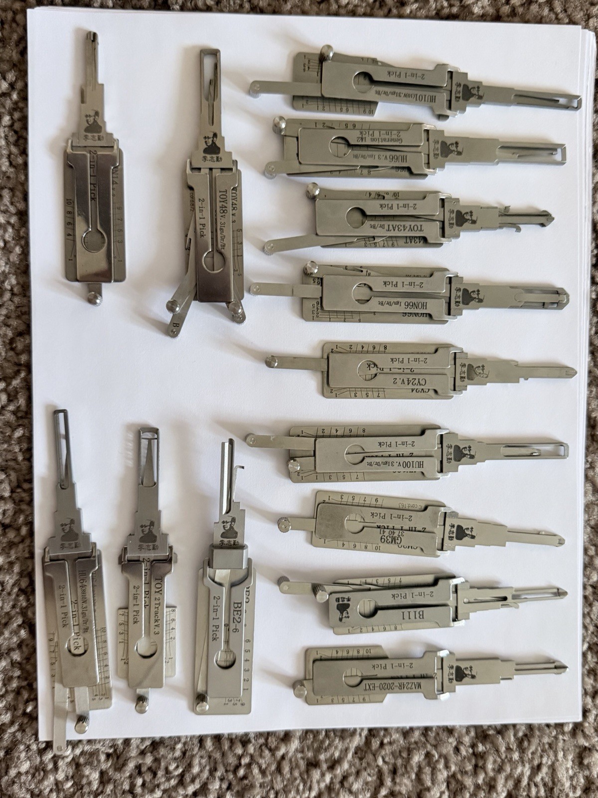 I’m selling Lishi tools for $35 each
