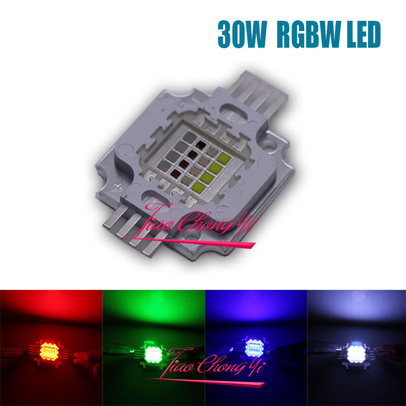 30W RGBW RGB+white LED High Power LED Chip Module Light Bulb Lamp DIY 1PCS