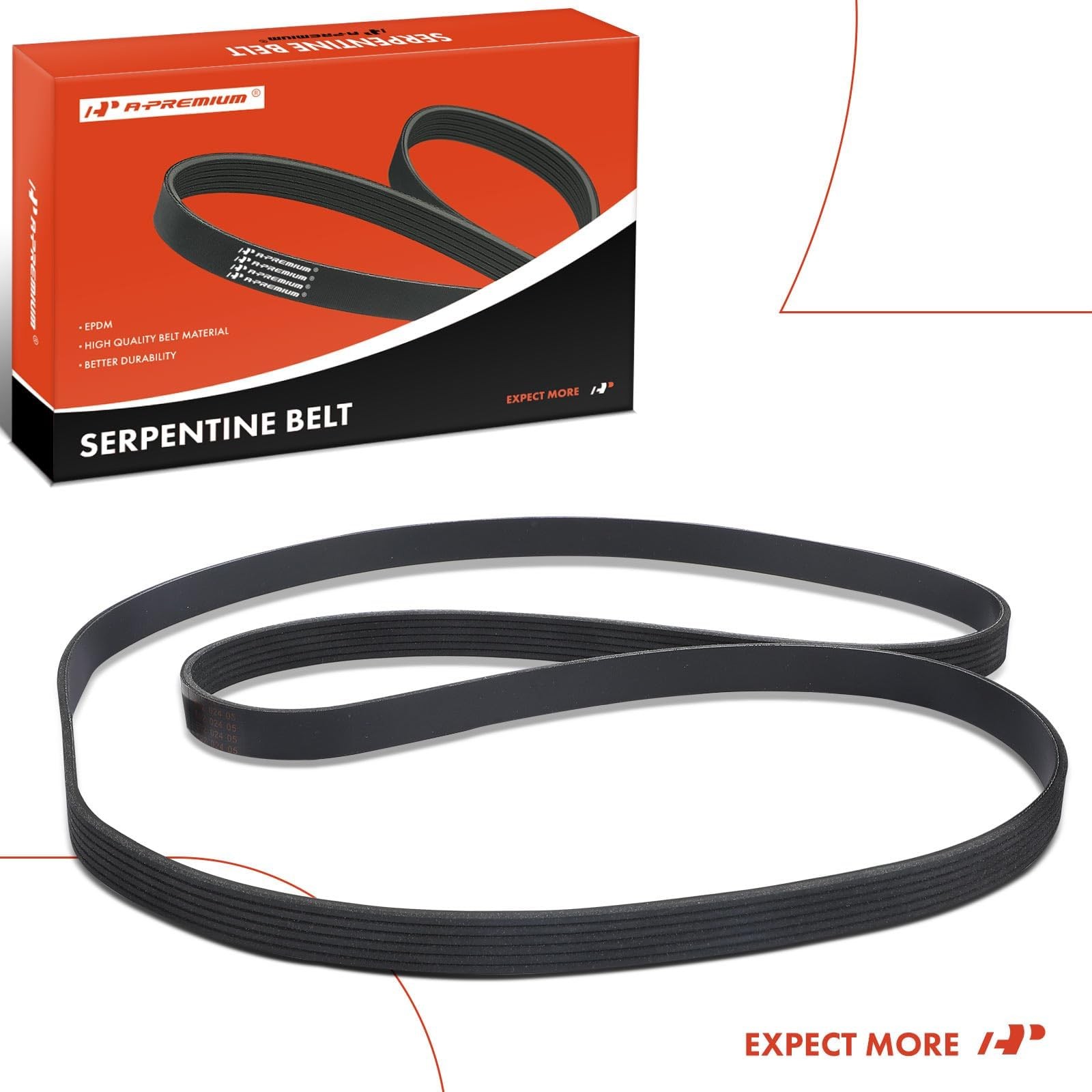 A-Premium 80.2 In Serpentine Belt for Jeep Compass 2007-2017, Patriot 2007-2017