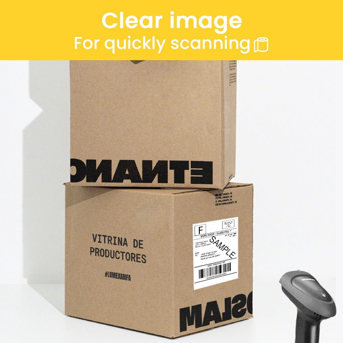 Thermal Labels for 4″ x 6″ Shipping Label Printer 500 Labels/Roll