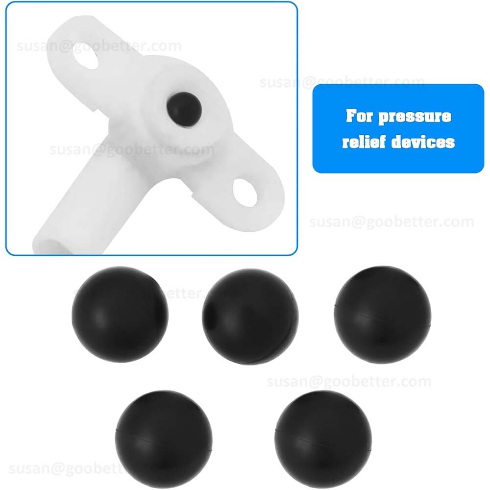 Nitrile Smooth Rubber Fuel Black Nitrile Rubber Solid Ball Diesel Oil Resistant