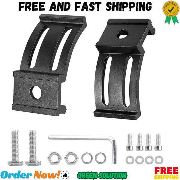 LED Light Bar Mounting Brackets Kit – 2PCS Bottom Mounted Slide Base Bracket …