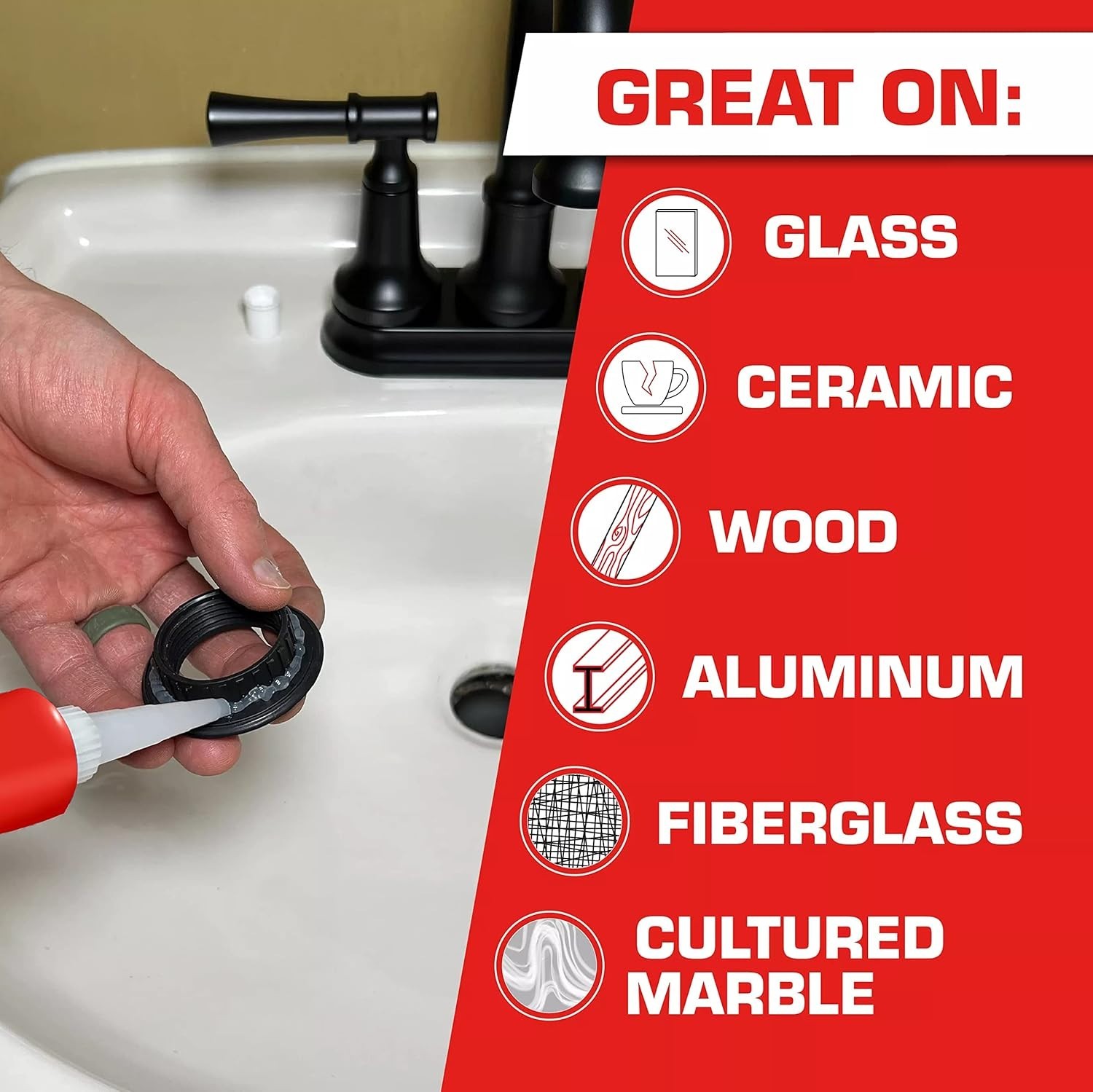 Multipurpose Clear Silicone Sealant – 2.7 oz Tube for Strong Bonds & Repairs
