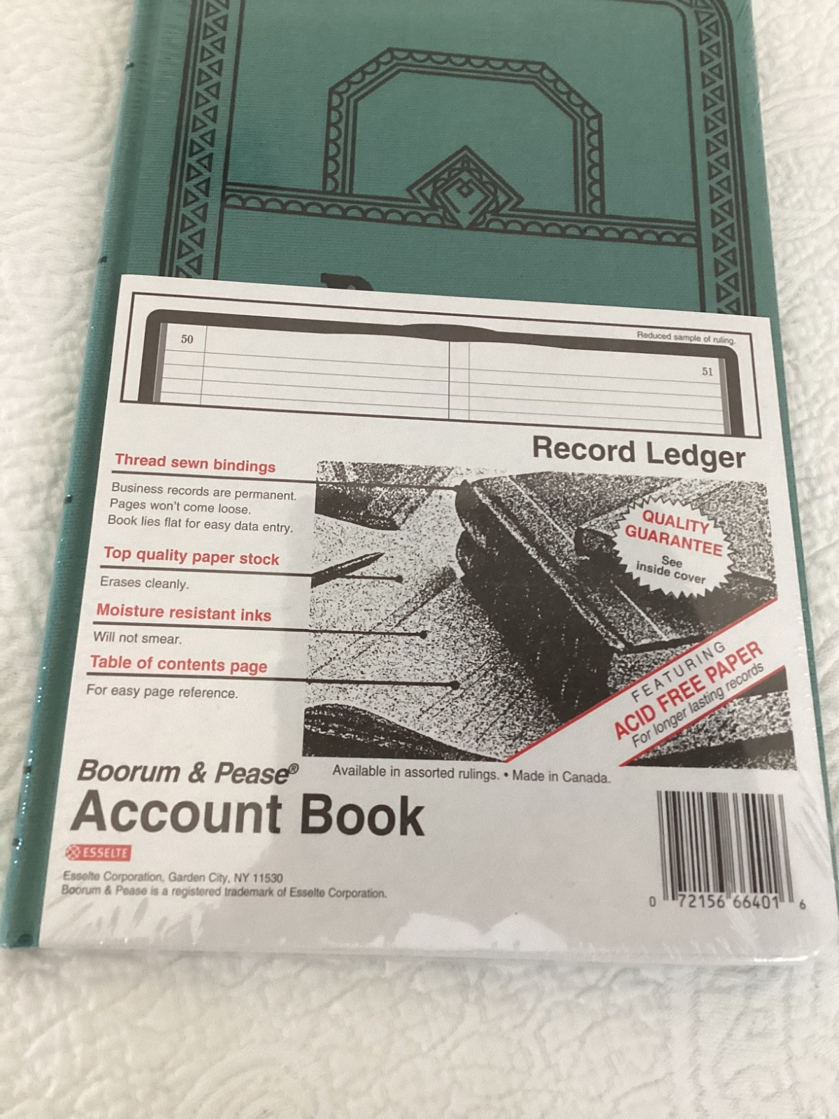 Boorum & Pease Record Ledger/Account Book 66-150B 150p NEW/SEALED