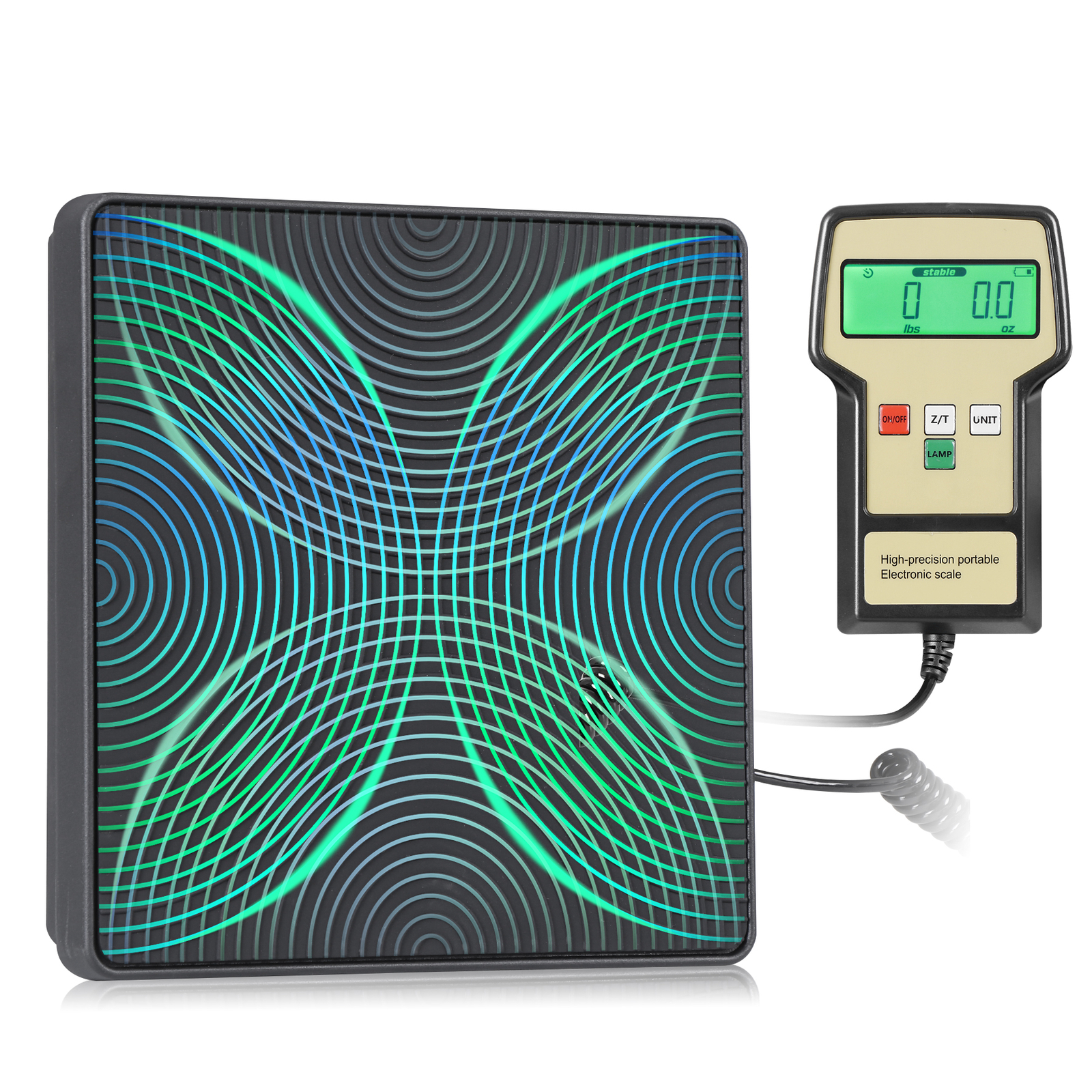 Electronic Digital Refrigerant Charging Weight Scale with Case for HVAC 220LB