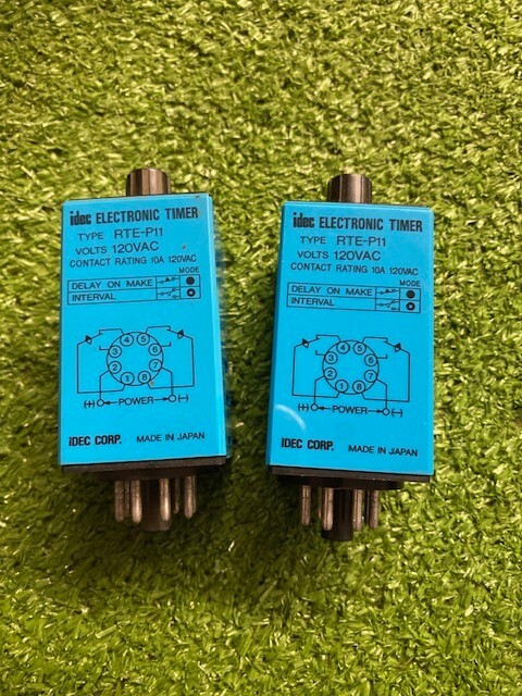 IDEC RTE-P11 Electronic Timer 120VAC, 10Amp, 0-Min.-10-Hours