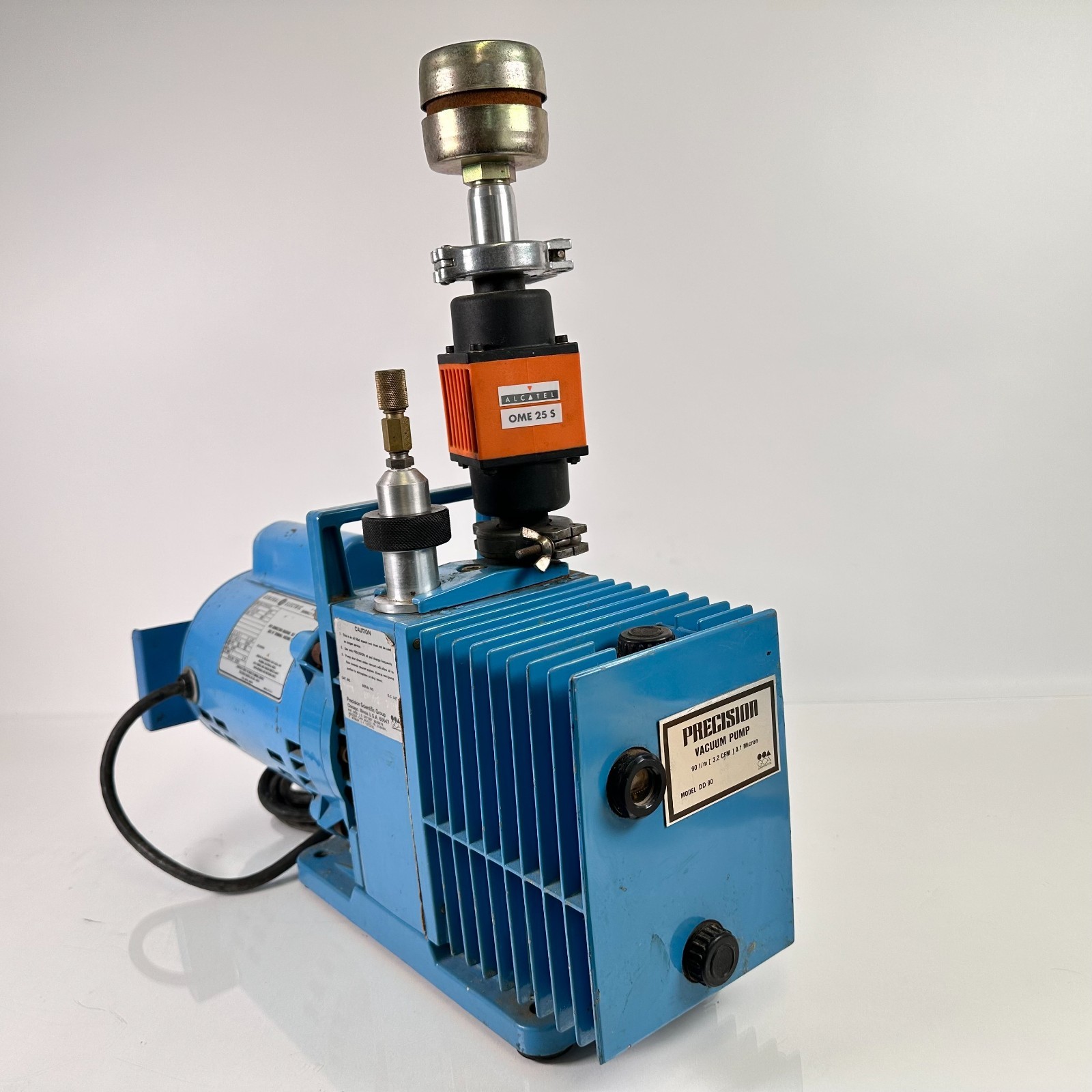 Precision Scientific Dual Stage Rotary Vane Vacuum Pump DD-90 DD90 1/3 HP