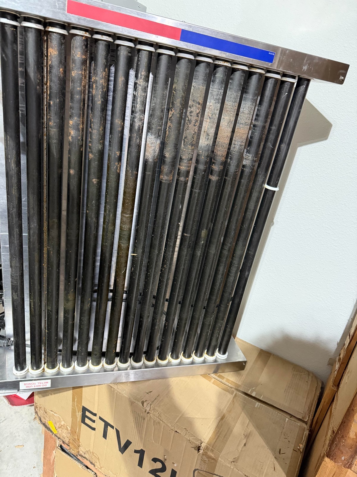 APW WYOTT TRU-HEAT HRS-31S Roller System , stainless steel 24 in x 19 in