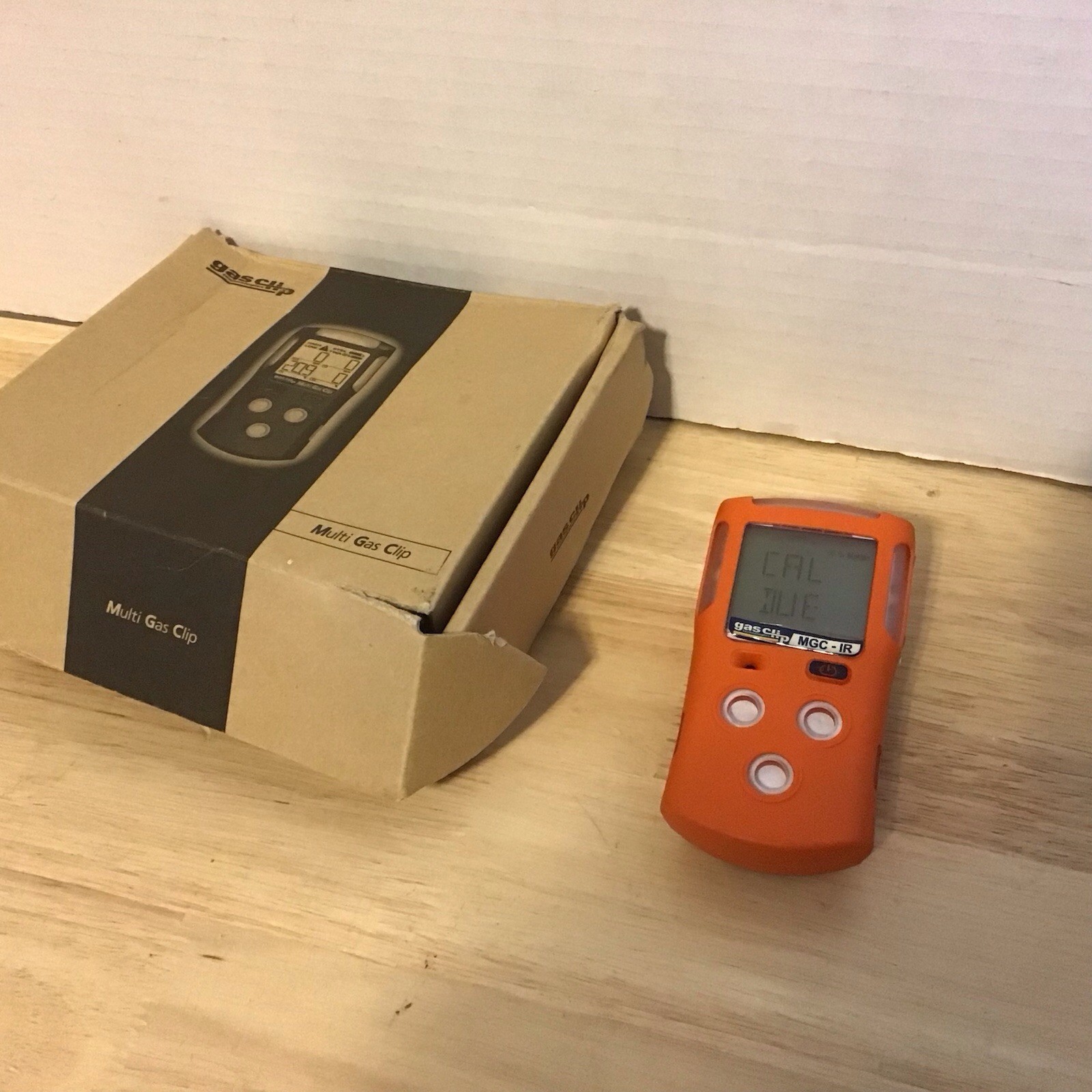GAS CLIP MULTI GAS MGC-IR CONFINED SPACE GAS DETECTOR – SEE DESCRIPTION