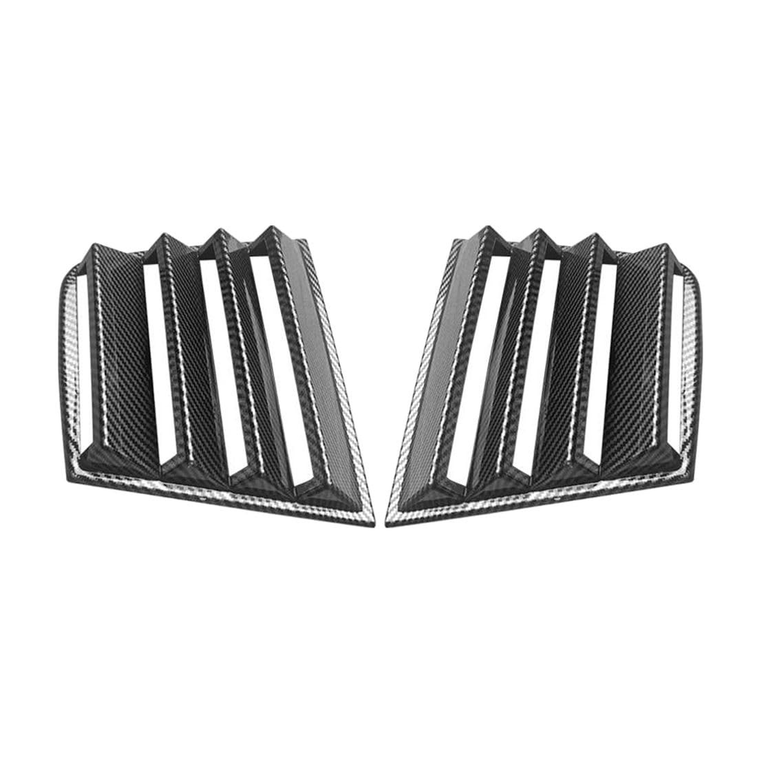V1 Carbon Fiber Side Window Louvers Dodge Charger 2011-2023 2pc DCH11V1-CFL-Wdl