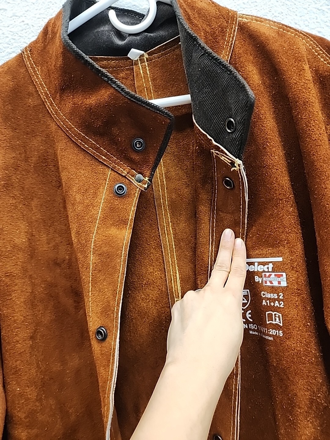 Unknown Brand Leather Welding Jacket