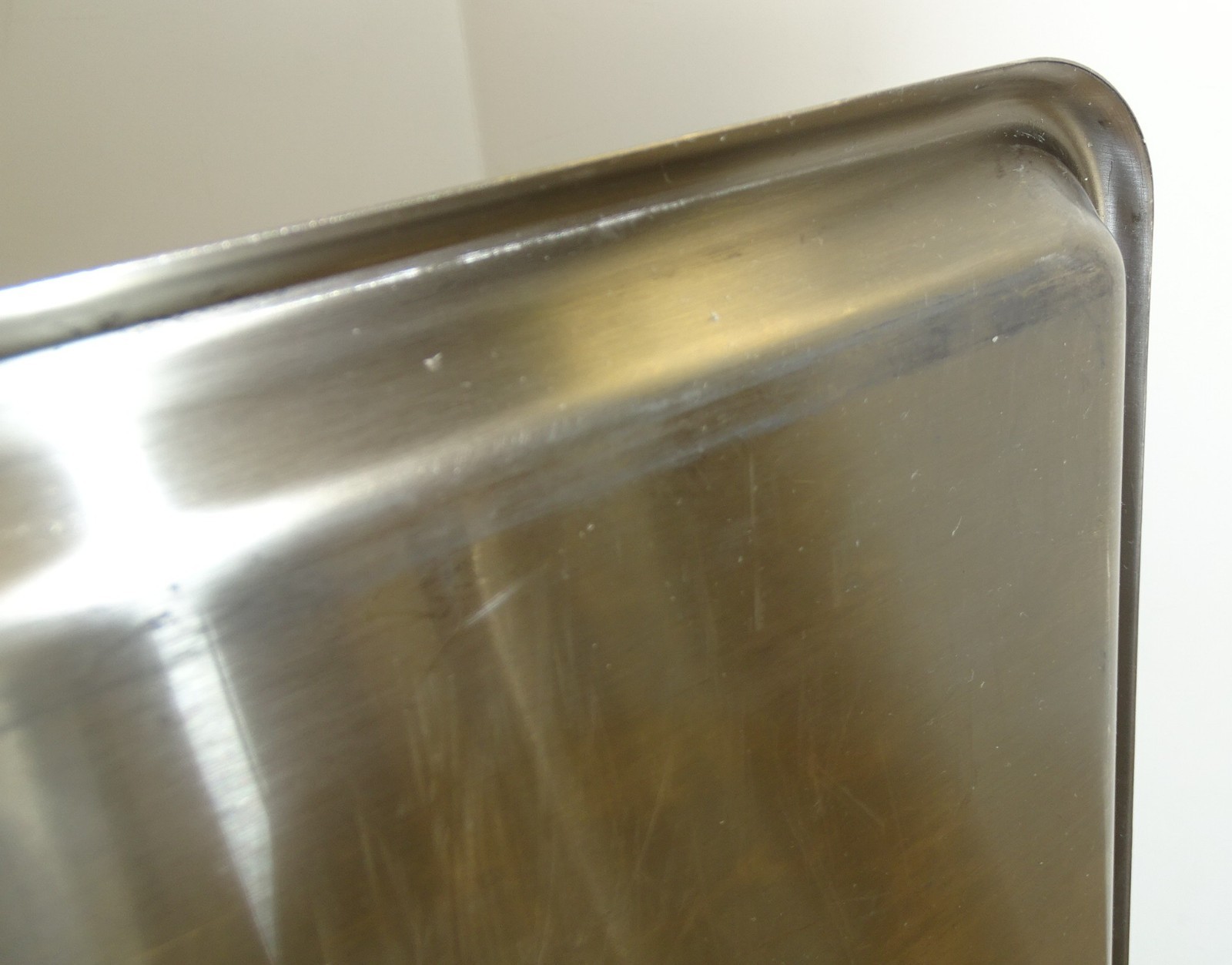 18″x26″ STAINLESS STEEL HEAVY DUTY FULL SIZE SHEET/BUN PAN OPEN BEAD, 20 GAUGE