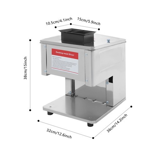 Commercial Electric Meat Slicing & Dicing Machine – 150kg/h, 1500W, 3.5mm Blade