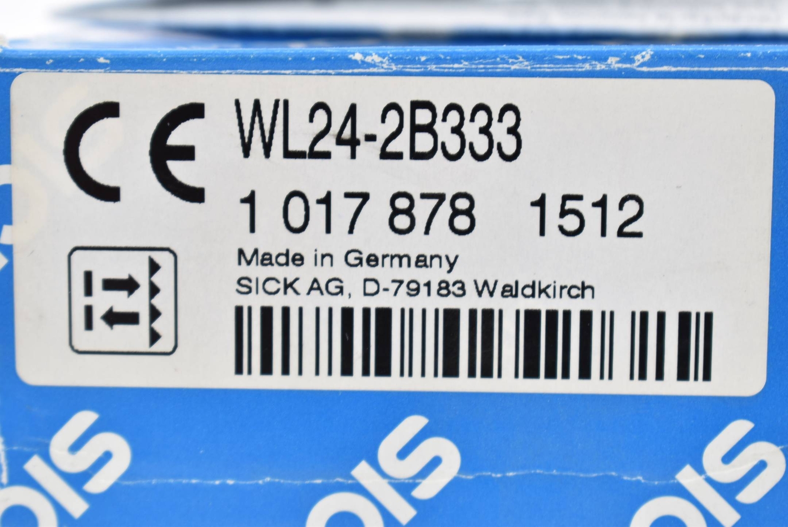 Sick Compact Light Barrier DC 10-30V 100mA WL24-2B333