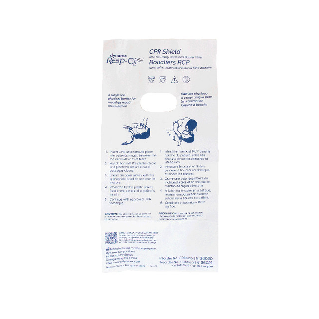 DYNAREX CPR SHIELD IN SOFT CASE