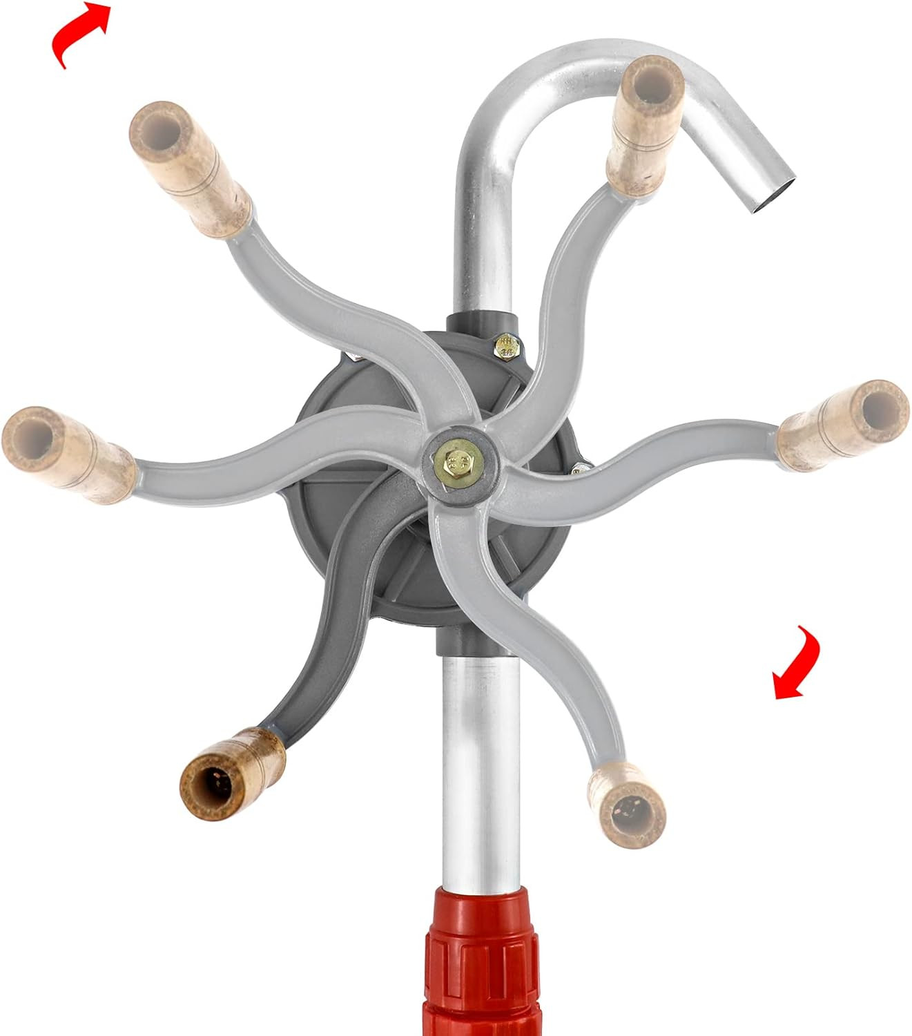 Aluminum Drum Rotary Hand Pump, Barrel Pump Hand Crank Oil Gas Barrel Drum Pump