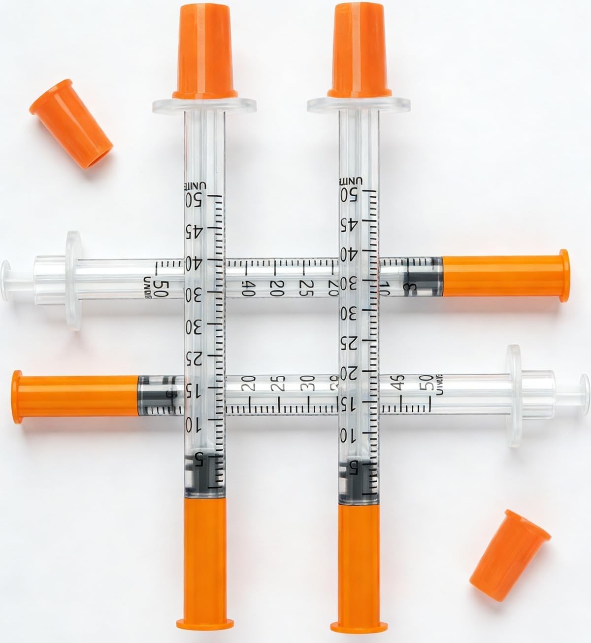 30 Pack 1cc 30G Syringes – Individually Wrapped Lab Supplies for Precision Use