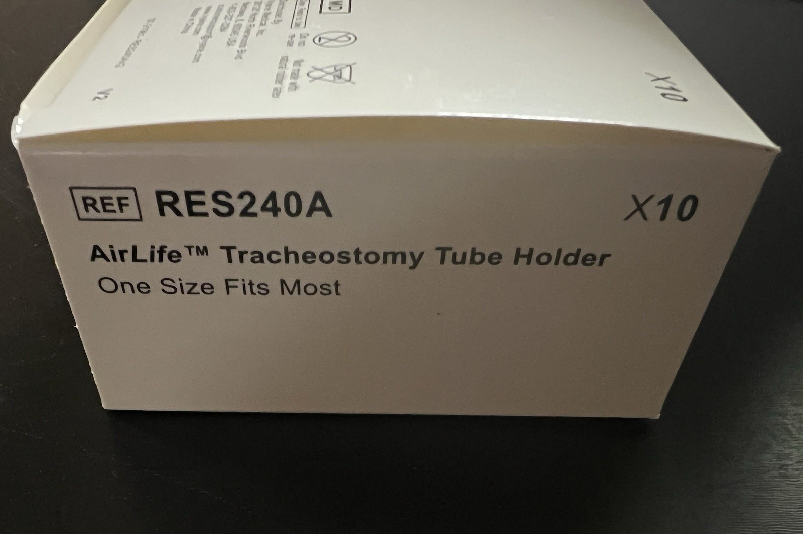Vyaire RES240A AirLife Tracheostomy Tube Holders, Individually Wrapped Box Of 10