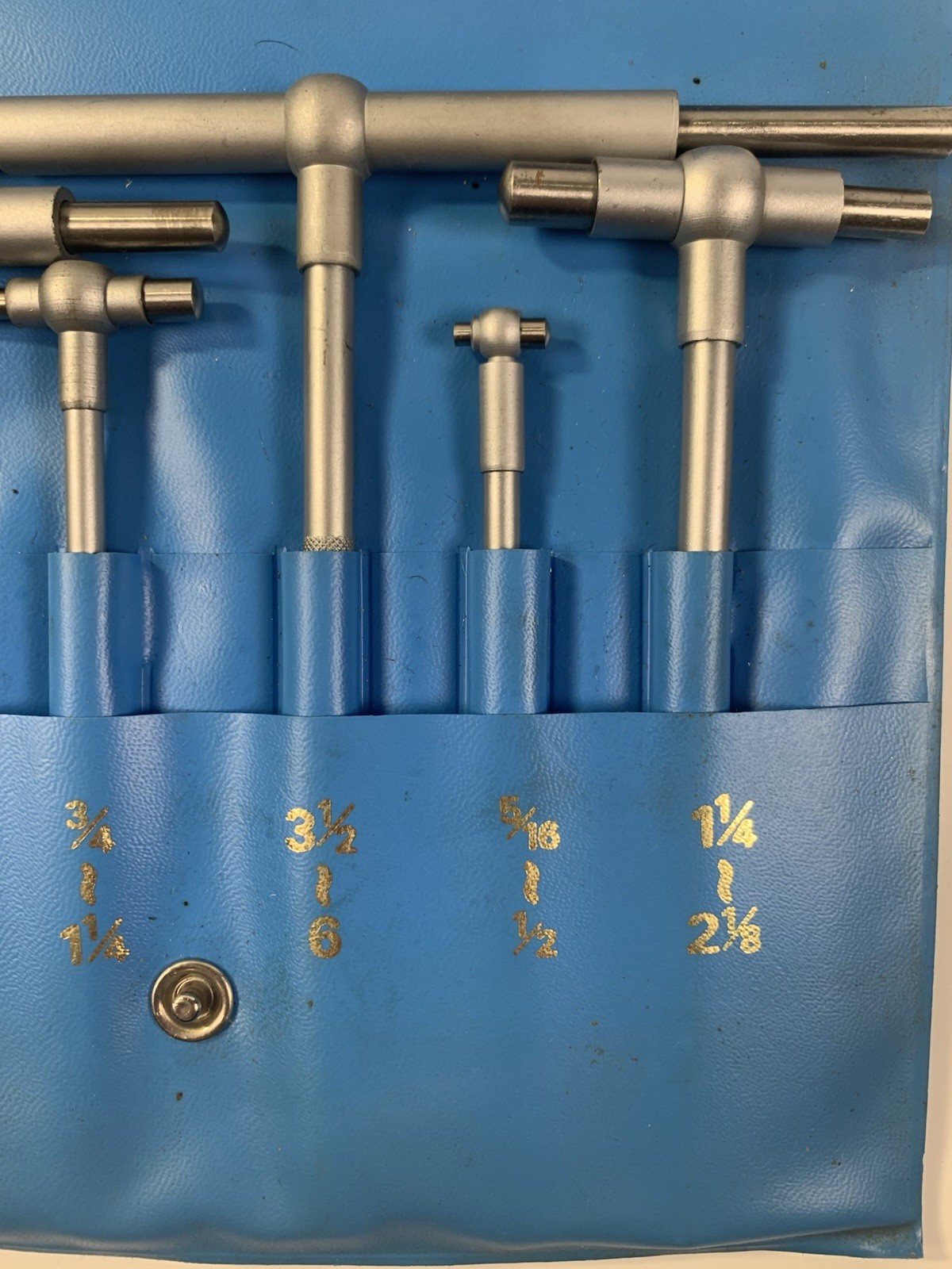Vintage 6 Piece Telescoping Gage Set • MACHINIST TOOLS- Made in USA