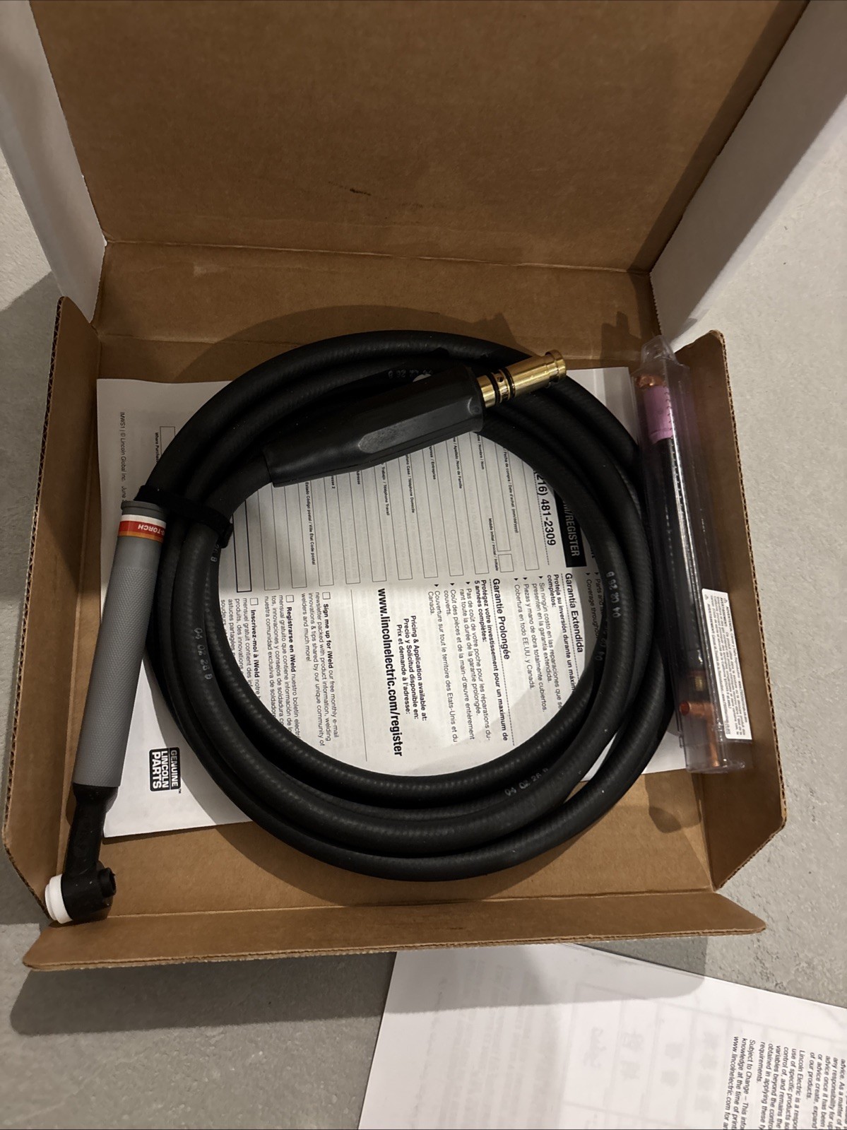 Lincoln Electric PTA-9 Ready to Weld TIG Torch – 12.5 FT – K1782-16