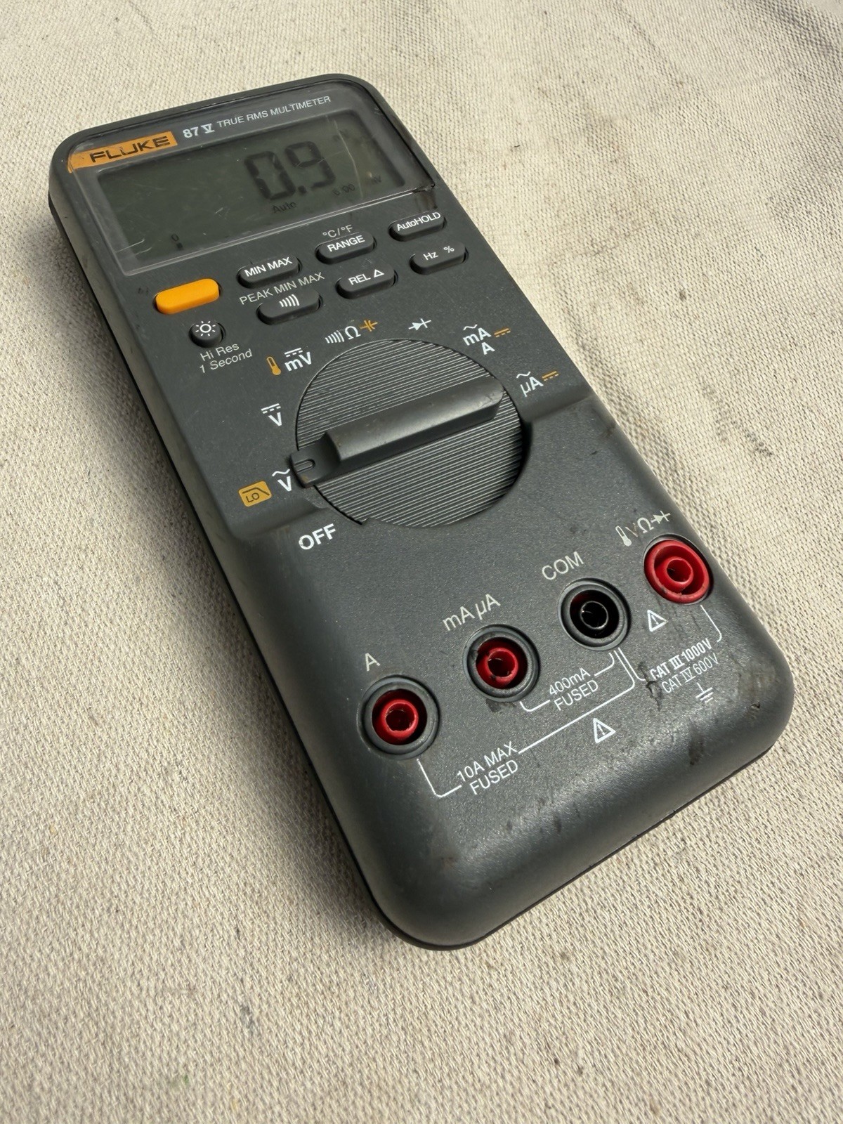 FLUKE MODEL 87 V TRUE RMS MULTIMETER