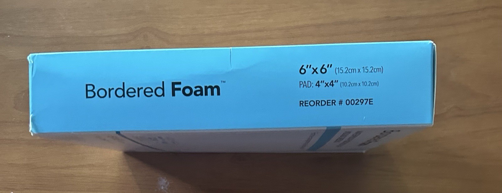 DermaRite Bordered Foam Waterproof Wound Dressing 6×6 10 Pack 00297E
