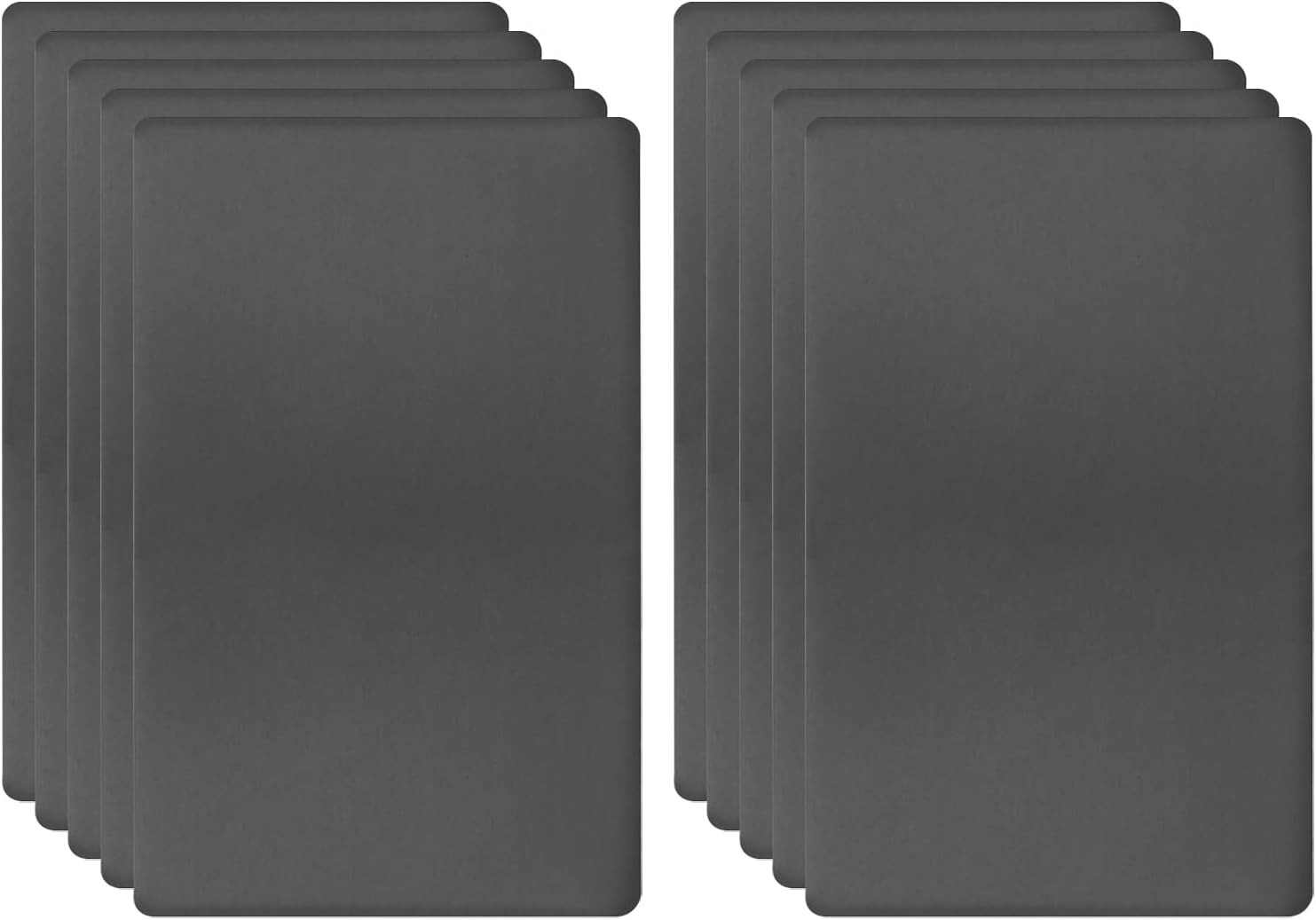 10pcs Metal Business Card 3.5″ x 2.1″ x 0.02″ 201 Stainless Steel Oxidation Lase