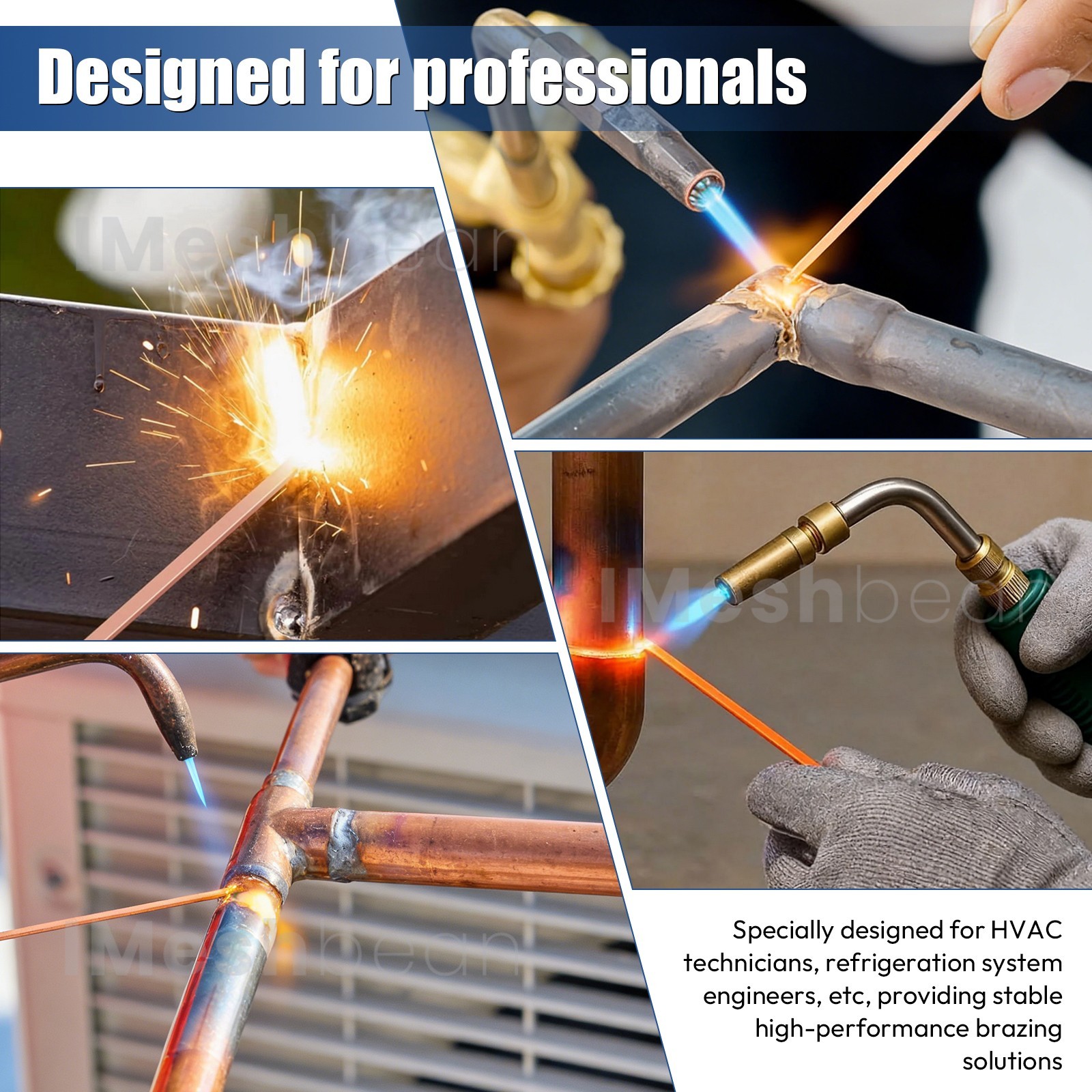 40 Sticks Brazing Rods AWS Bcup-5 15% Silver Solder Phos Copper Brazing Alloys