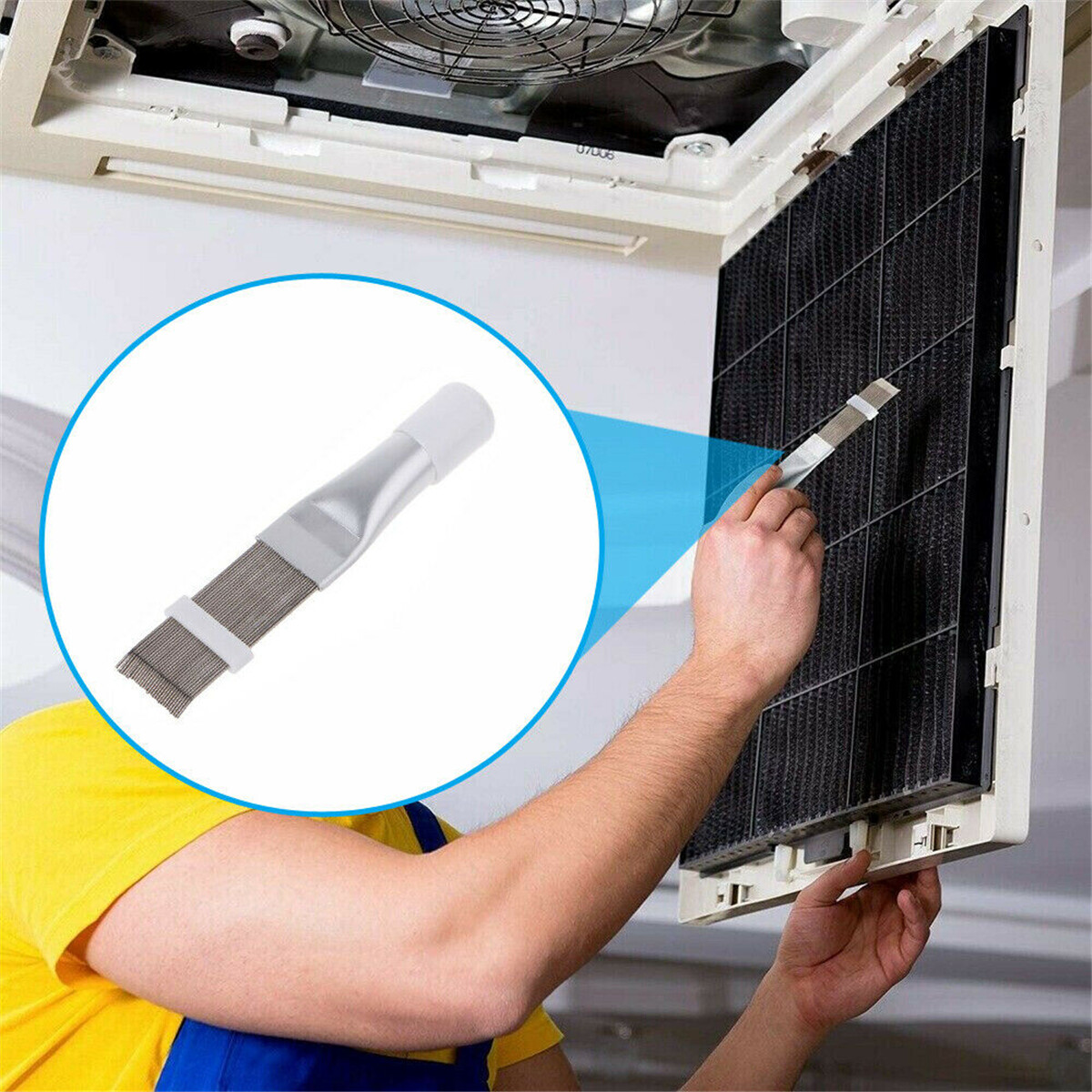 2 Pack AC Air Condenser Fin Straightener Cleaner Comb Radiator Repair Tool DIY