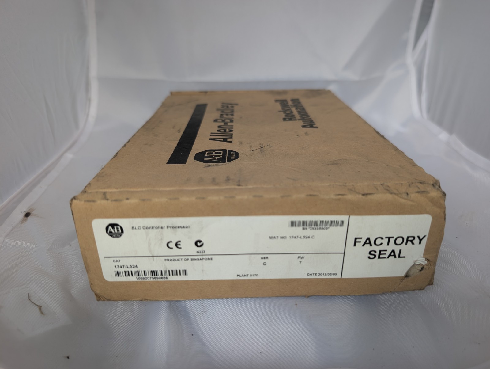 A-B Allen Bradley 1747-L524 SER C SLC 500 SLC CONTROLLER PROCESSOR FW 07
