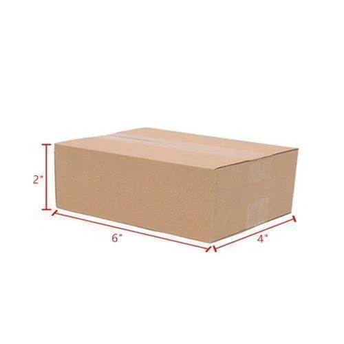 100 6x4x2 Corrugated Cardboard Packaging Shipping Packing Mailing Box Carton