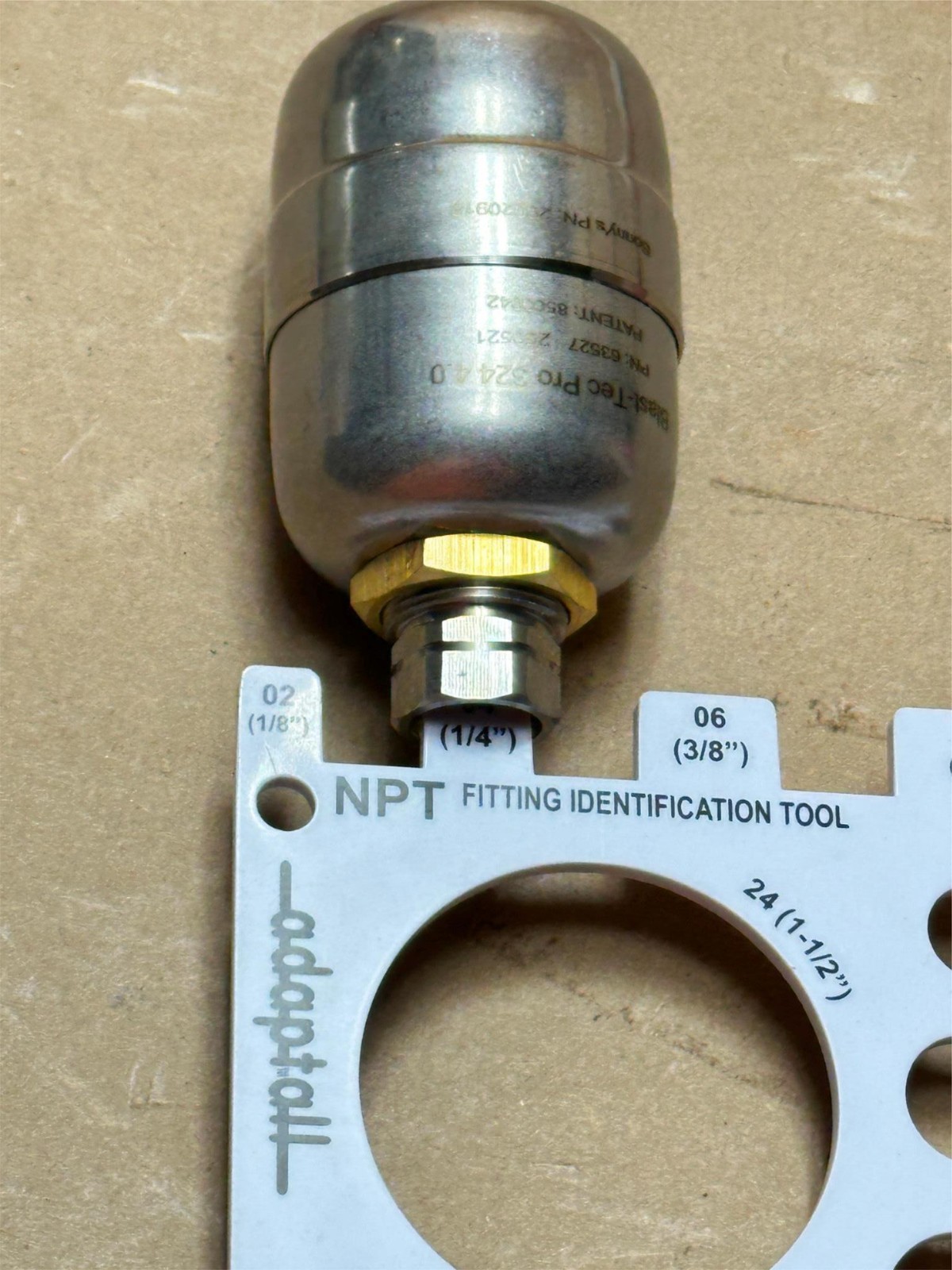 Blast-Tec Pro 324 4.0 1/4″ NPT 63527 250520 Car Wash Rotating Nozzle 20020918