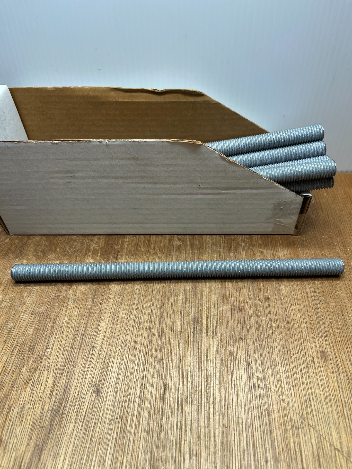 5/8″-11 X 12″ Hot Dipped Galvanized Steel Fully Threaded All Thread Rod USA