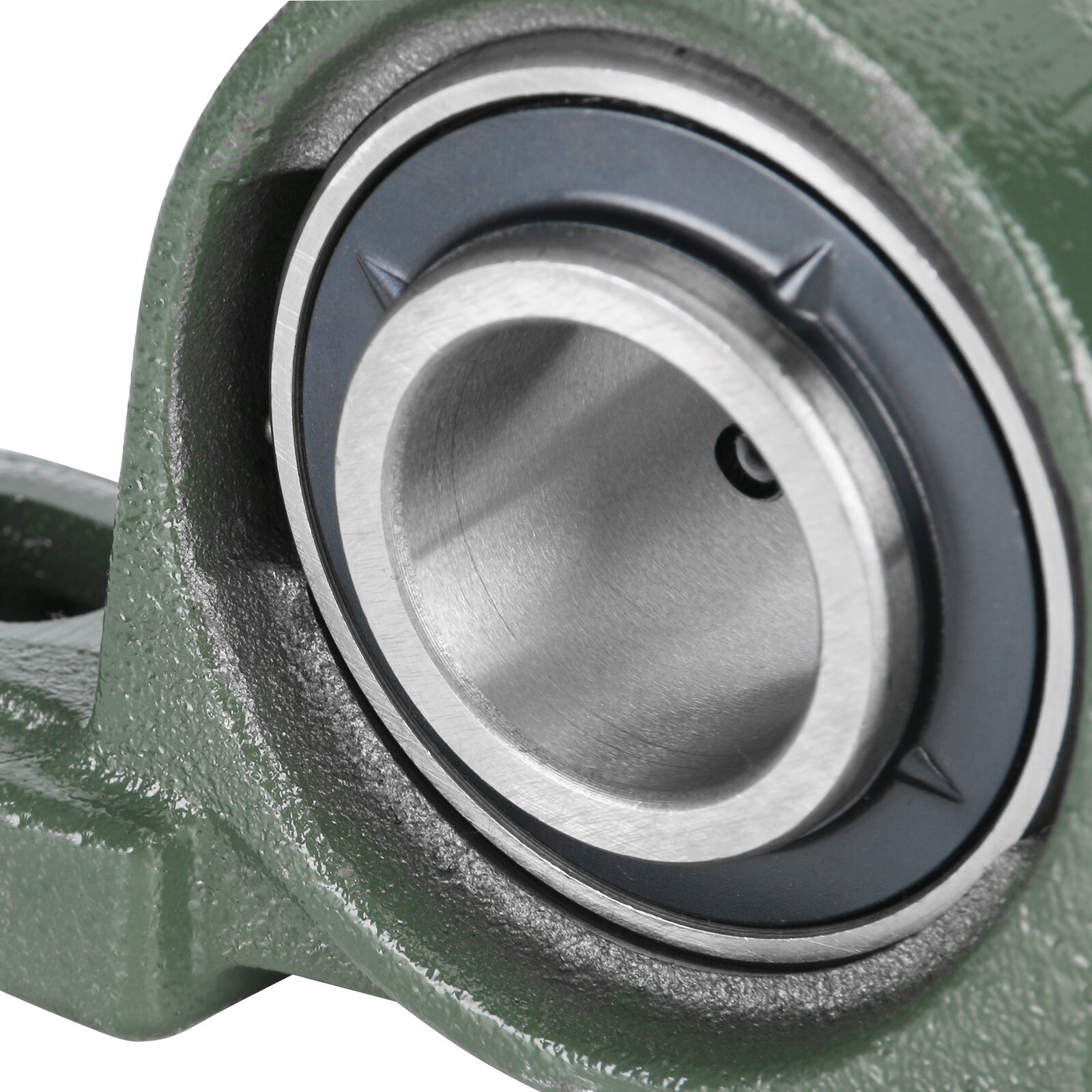 2x UCP206 30mm Bore Pillow Block Bearing Unit with Solid Base Cast Iron Housing